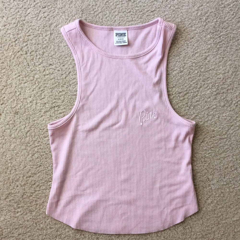 Victoria Secret PINK Cropped Tank Size Medium